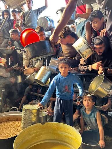 Gazze insani yardım ve sıcak yemek bağışı